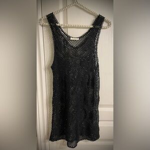 Chloe Black Crochet Dress